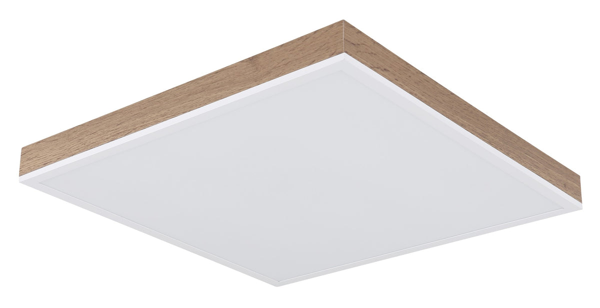 Subtil vit aluminium LED plafondlampa – bild 1