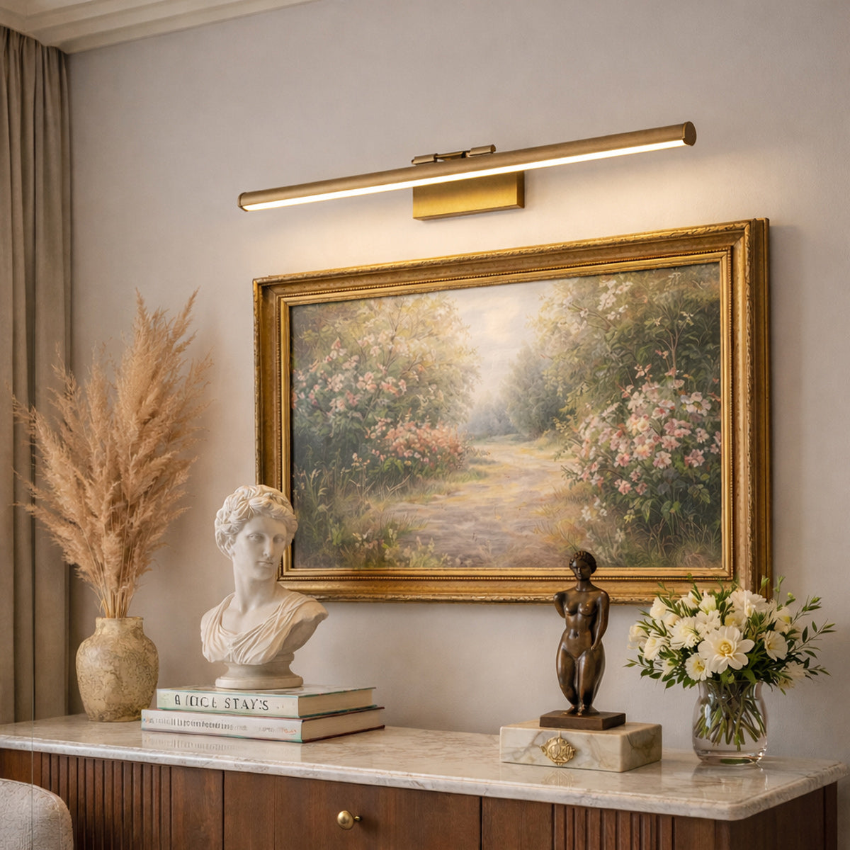 Steinhauer Litho LED лампа за картини, бронз – изображение 2
