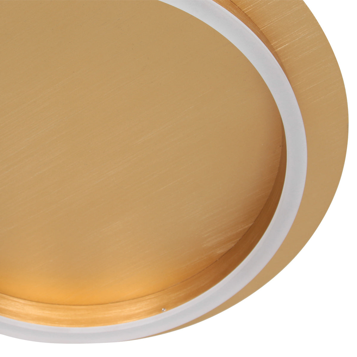 Złota okrągła lampa sufitowa LED Steinhauer Ringlux – zdjęcie 5