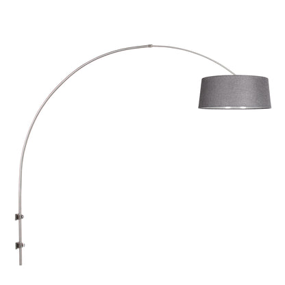 staalkleurige-boog-wandlamp-met-grijze-kap-steinhauer-sparkled-light-main-image