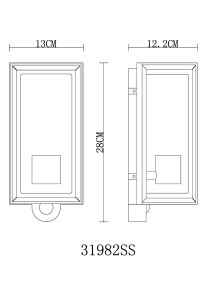 Lampada da esterno in alluminio nero affascinante – immagine 5