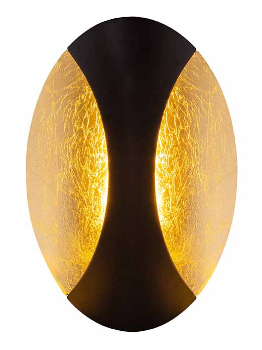 ovale-gebogen-wandlamp-zwart-goudgevoerd-globo-alexandra-variant-image1