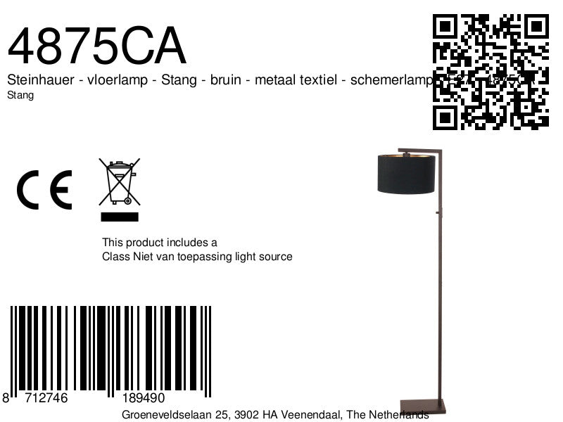 cacao-vloerlamp-met-zwart-linnen-en-gouden-binnenkant-steinhauer-stang-variant-image8a