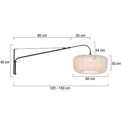 zwarte-wandlamp-met-cremekleurige-kap-steinhauer-elegant-classy-variant-image7