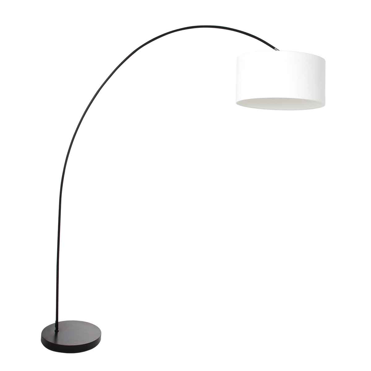 zwarte-moderne-booglamp-met-witte-lampenkap-mexlite-solva-main-image