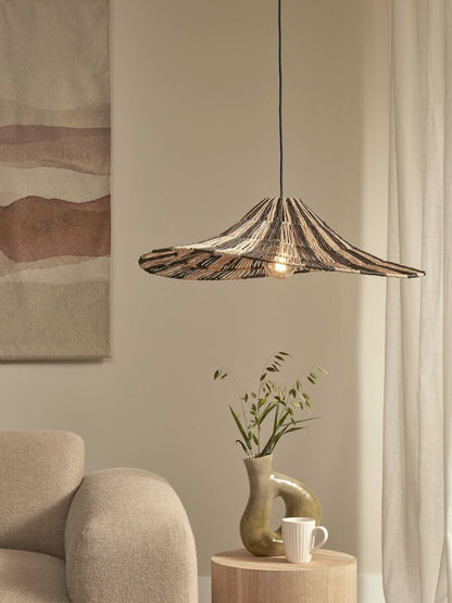 hoedvormige-hanglamp-naturel-zwart-riet-good-mojo-cuzco-variant-image1