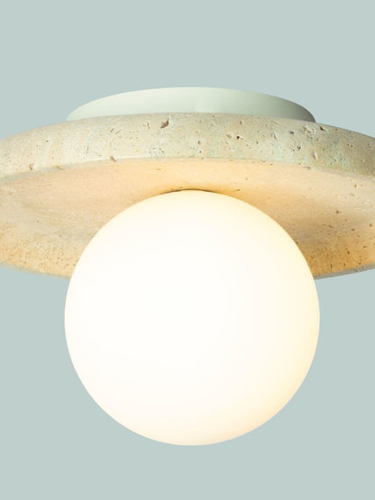 Suur valge travertiinist laelamp It's About RoMi Tivoli – pilt 1