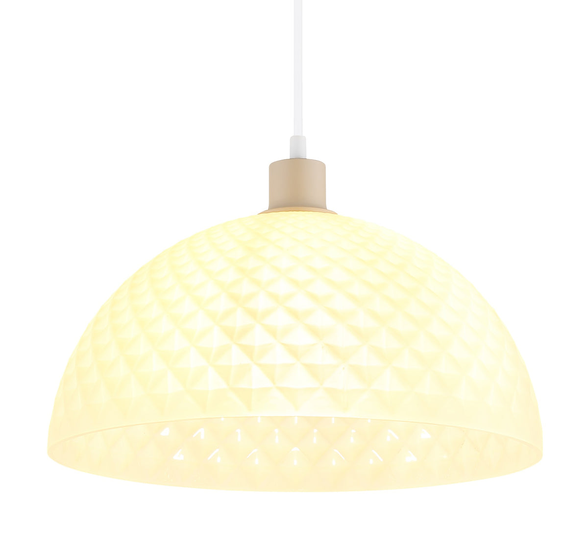Luminária pendente de vidro areia luxuosa – imagem 2