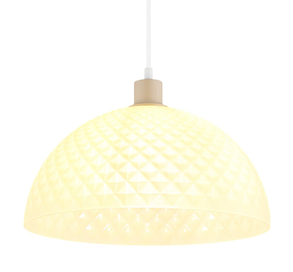 Luminária pendente de vidro areia luxuosa – imagem 2