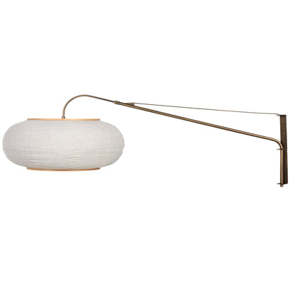 bronzen-wandlamp-met-linnen-kap-o60-cm-en-verstelbare-arm-steinhauer-silva-alba-variant-image1