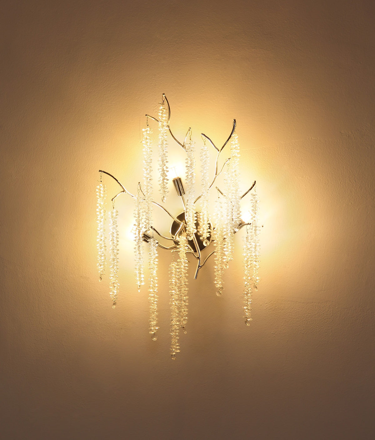 Aplique de cristal cromado atemporal – imagem 5