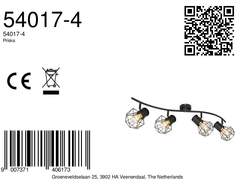 4-lichts-spot-zwart-diamantkap-globo-priska-variant-image8a
