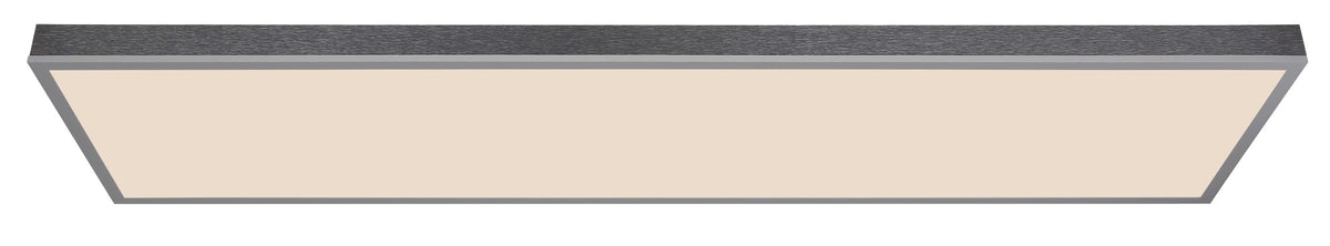 Lampada da soffitto LED in alluminio extra grande color argento – immagine 2