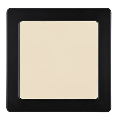 Zwarte kunststof plafondlamp met vierkant frame en opaalwitte lichtplaat – afbeelding 3