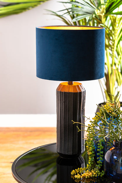 moderne-blauwe-lampenkap-met-zilver-light-living-velours-variant-image4