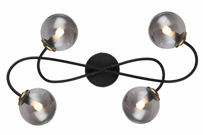 gedraaide-plafondlamp-zwart-messing-4-rookglasbol-globo-jorge-variant-image2