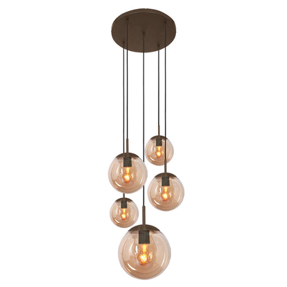 5-lichts-hanglamp-amber-glas-cacao-steinhauer-bollique-variant-image1