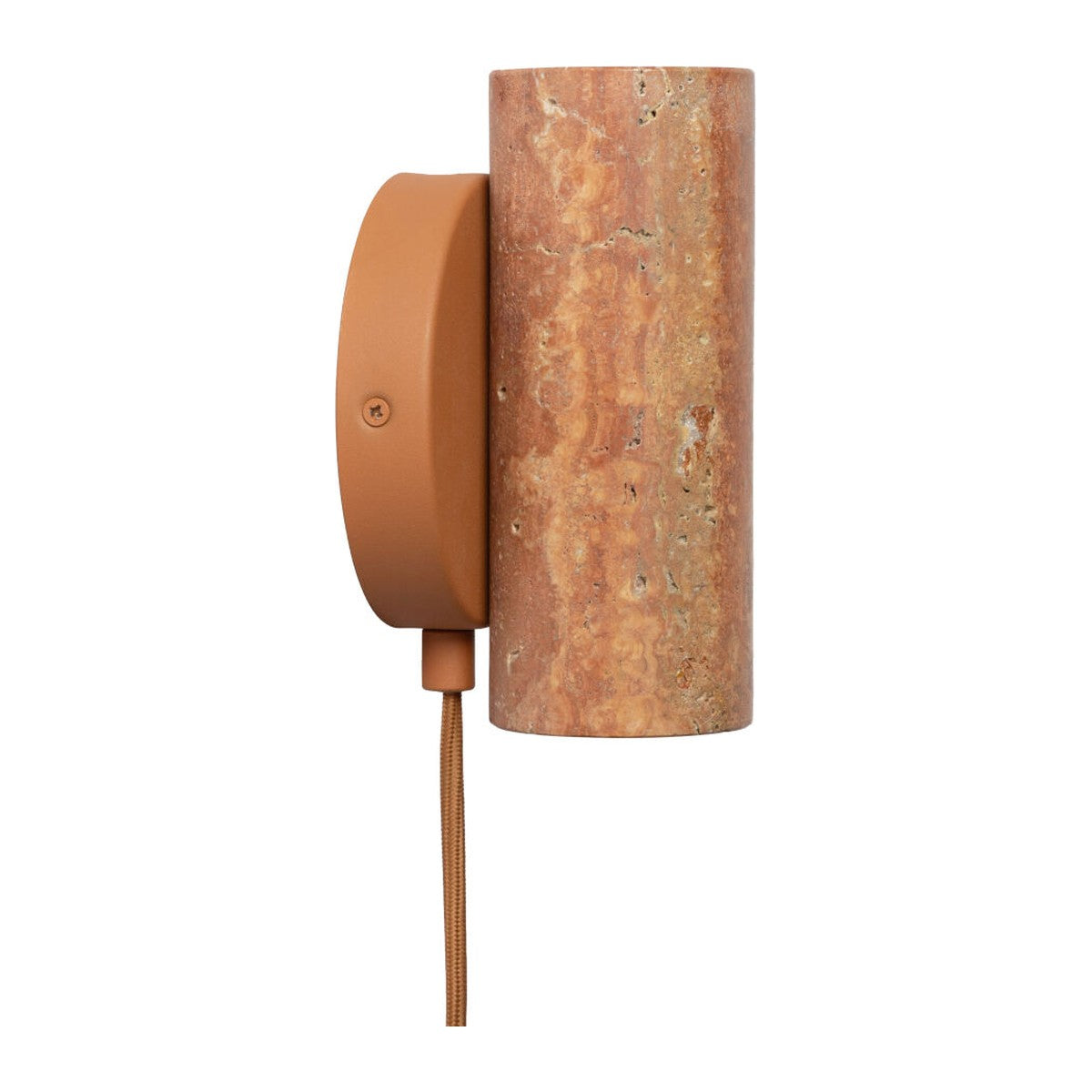 Piccola lampada da parete in travertino terracotta It's About RoMi Tivoli