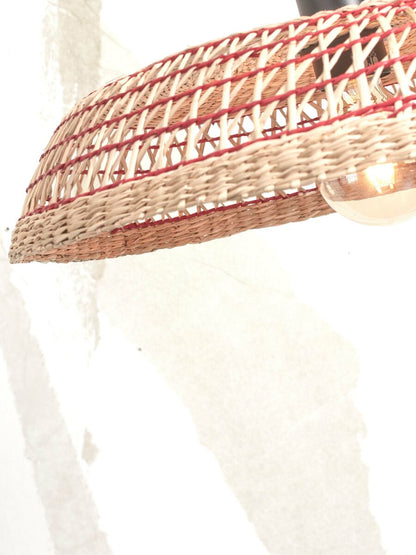 zeegras-plafondlamp-koepel-naturel-rood-good-mojo-pantanal-variant-image3