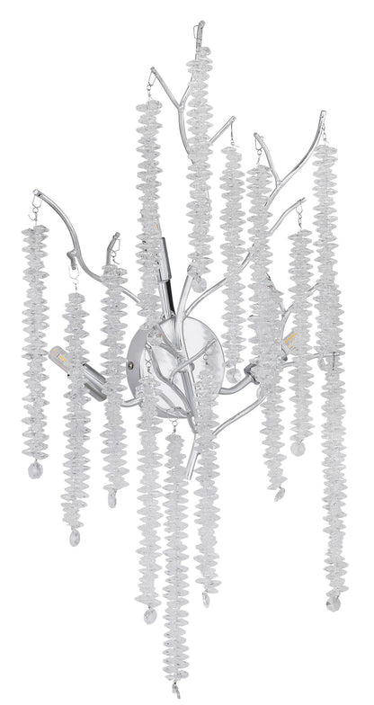 Aplique de cristal cromado atemporal – imagem 1