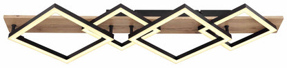 geometrische-plafondlamp-3-lichts-zwart-bruin-globo-beatrix-variant-image1