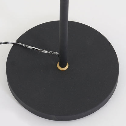 Mexlite Nove vloerlamp zwart met gouden binnenzijde – afbeelding 6