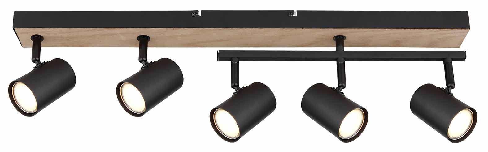 zwarte-naturel-balk-5-spots-draaiarm-globo-robby-variant-image1