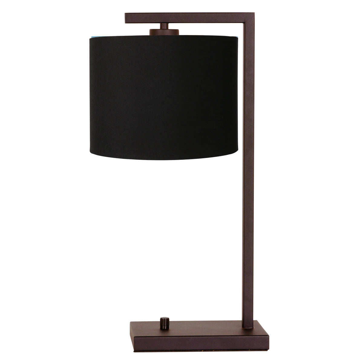 cacao-tafellamp-met-zwart-linnen-en-gouden-binnenkant-steinhauer-stang-variant-image1