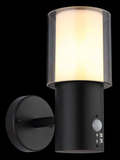 Lampada da esterno in acciaio inossidabile nera raffinata – immagine 3
