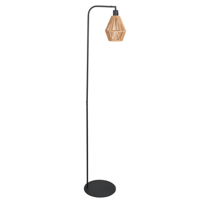 minimalistische-zwarte-lampenvoet-met-katoenen-kapje-steinhauer-stang-main-image