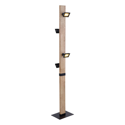 vloerlamp-bruin-zwart-4-lichts-draaibare-spot-globo-joya-main-image