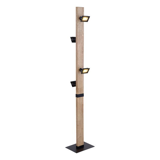 vloerlamp-bruin-zwart-4-lichts-draaibare-spot-globo-joya-main-image