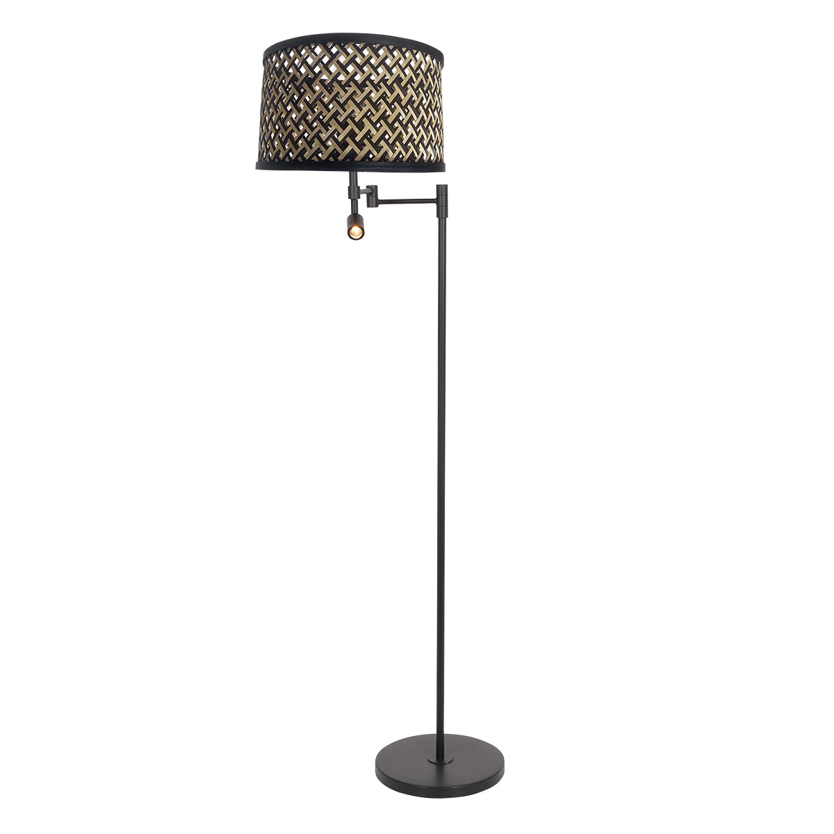 zwarte-moderne-vloerlamp-met-leeslamp-en-rieten-kap-steinhauer-stang-variant-image1