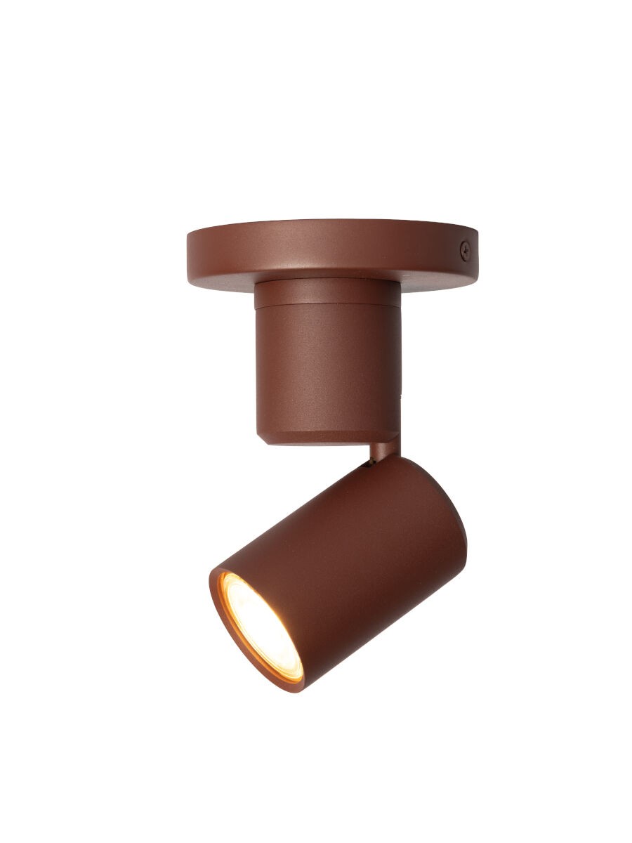 Bordeauxrode aluminium plafondlamp met ronde spot It's About RoMi Milan – afbeelding 1