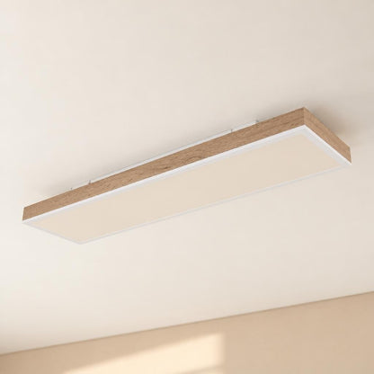 Obolg Doro witte aluminium plafondlamp – dimbaar LED – sfeerbeeld