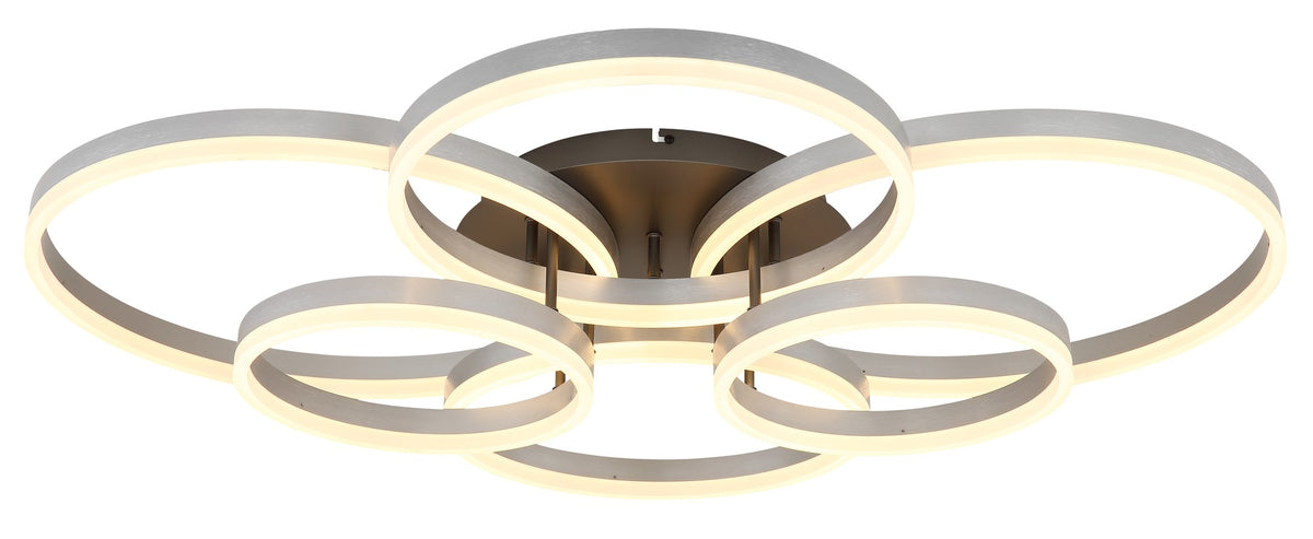 Lampă de plafon extra mare din aluminiu cu LED – imaginea 4