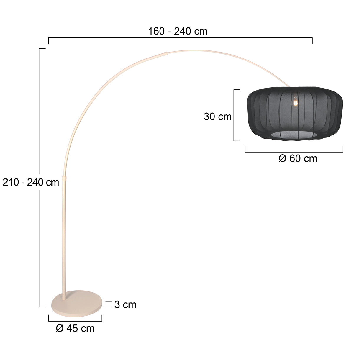 elegante-creme-booglamp-met-bijpassende-kap-steinhauer-sparkled-light-variant-image7