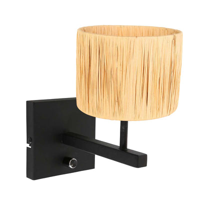 strakke-wandlamp-zwart-met-ronde-kap-steinhauer-stang-main-image