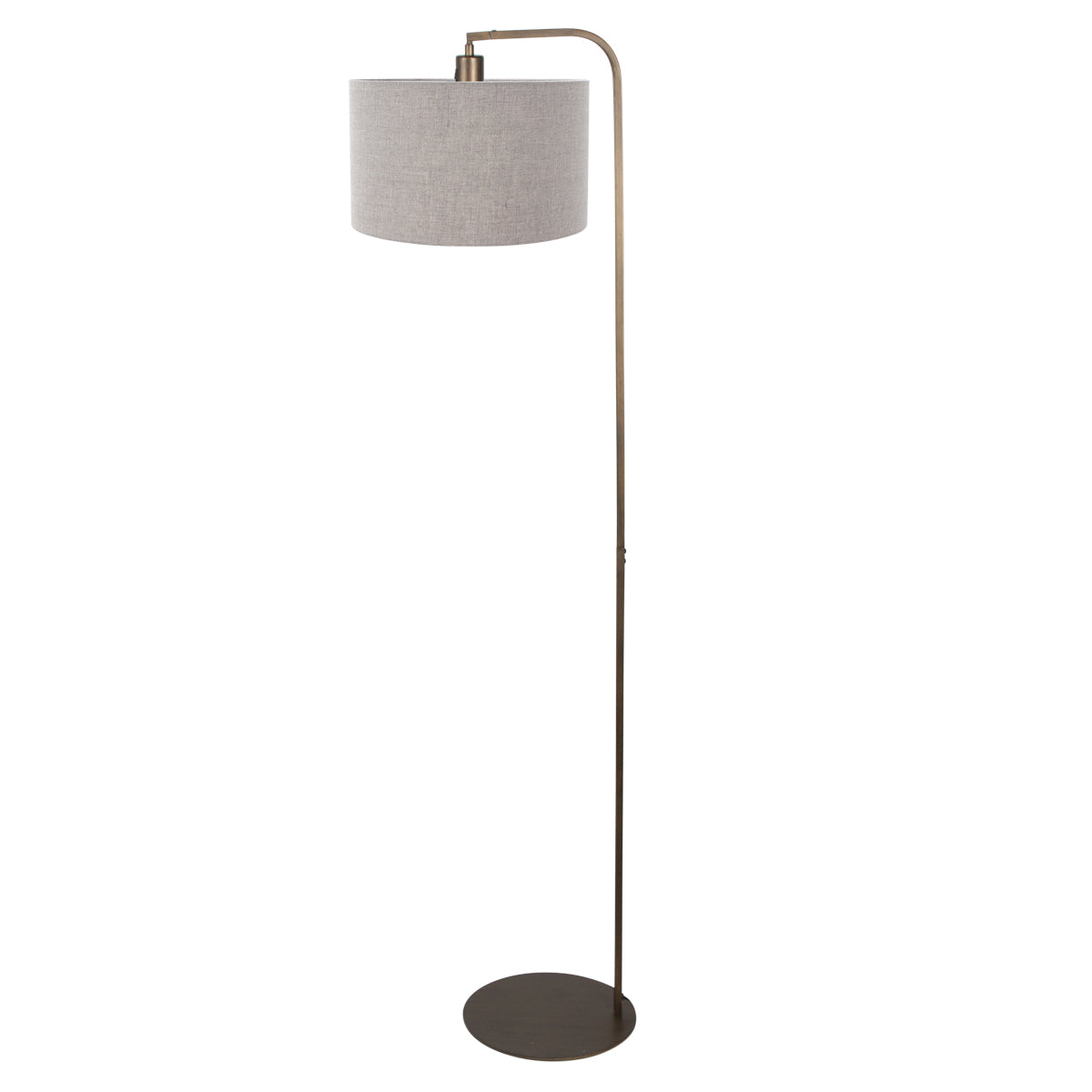 bronzen-vloerlamp-met-grijze-linnen-kap-steinhauer-stang-variant-image1