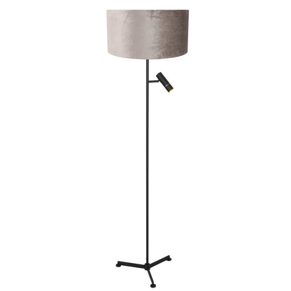 zwarte-tripod-vloerlamp-met-grijze-velours-kap-en-leeslicht-steinhauer-stang-main-image
