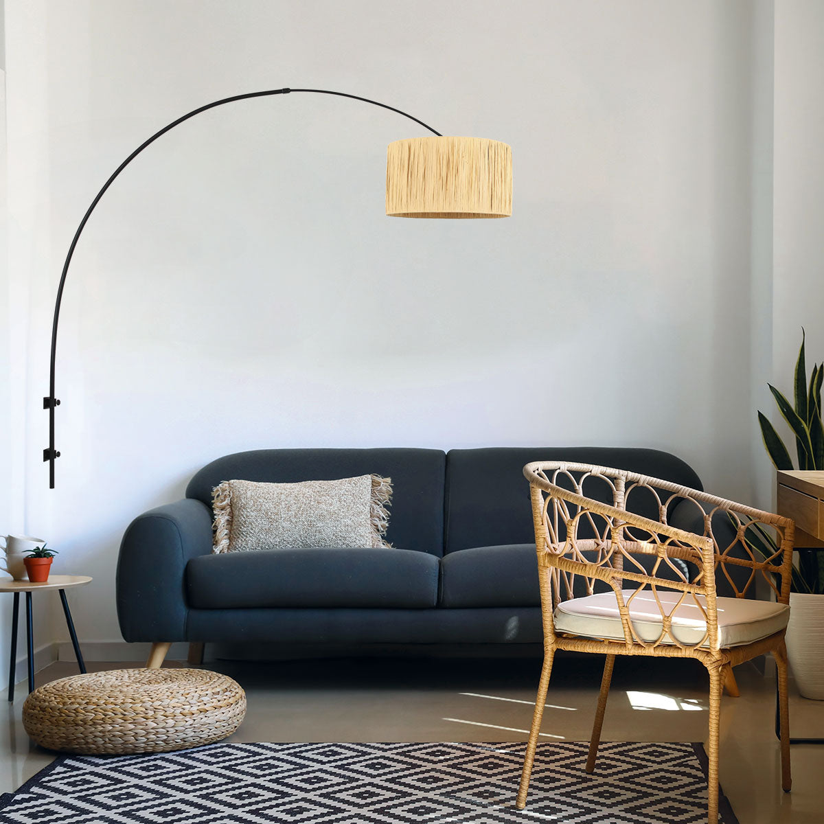 zwarte-wandlamp-met-houtkleurige-kap-steinhauer-sparkled-light-variant-image2