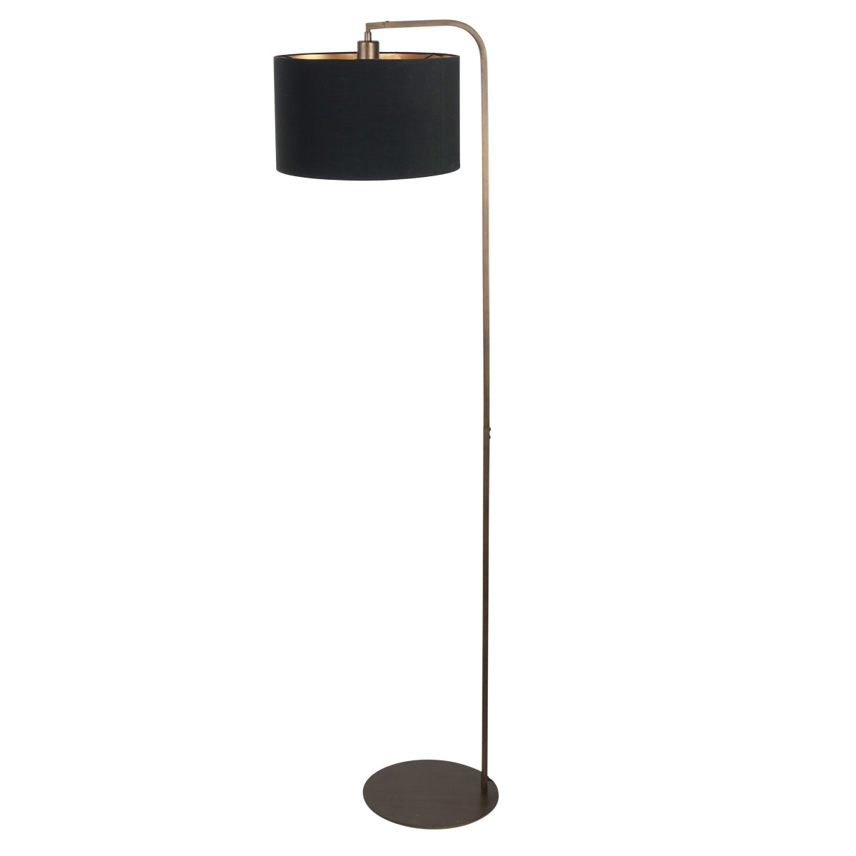 bronzen-vloerlamp-met-zwarte-kap-en-gouden-binnenkant-steinhauer-stang-variant-image1