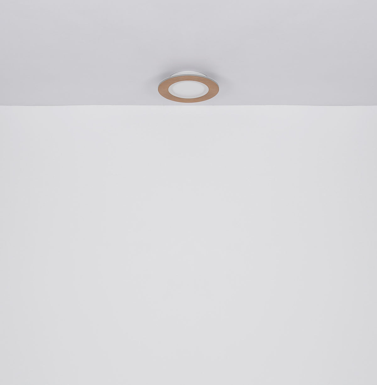 Lâmpada de teto LED metálica branca refinada – imagem 6