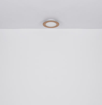 Lâmpada de teto LED metálica branca refinada – imagem 6