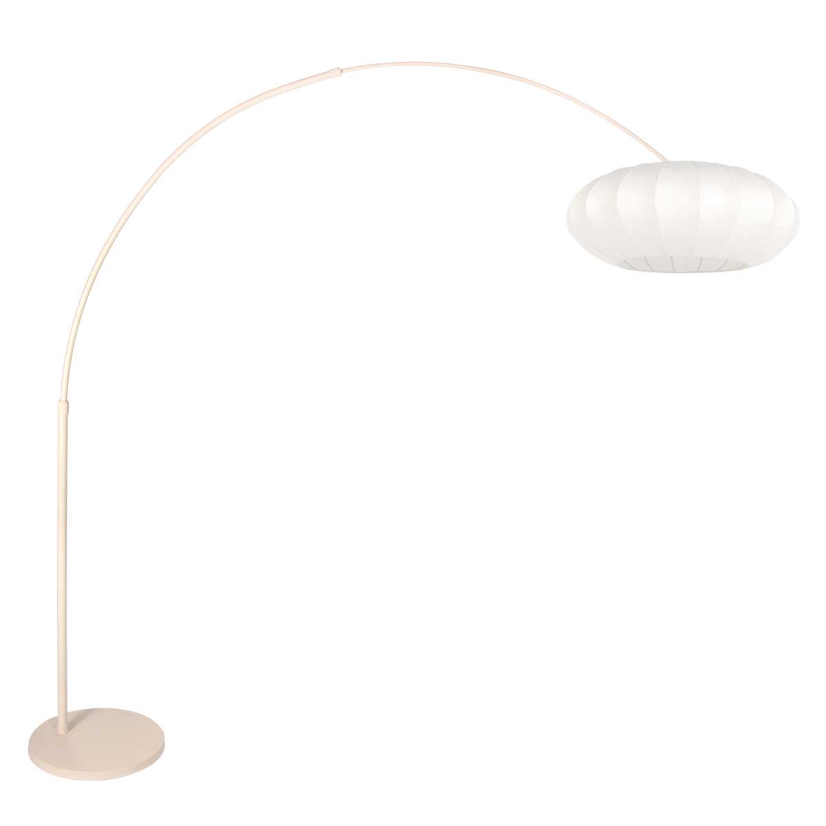 design-booglamp-creme-met-witte-kap-steinhauer-sparkled-light-main-image