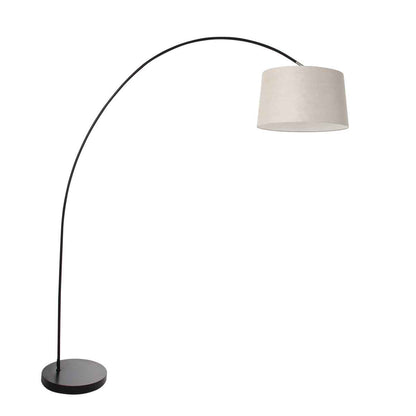 moderne-booglamp-zwart-met-beige-lampenkap-mexlite-solva-main-image