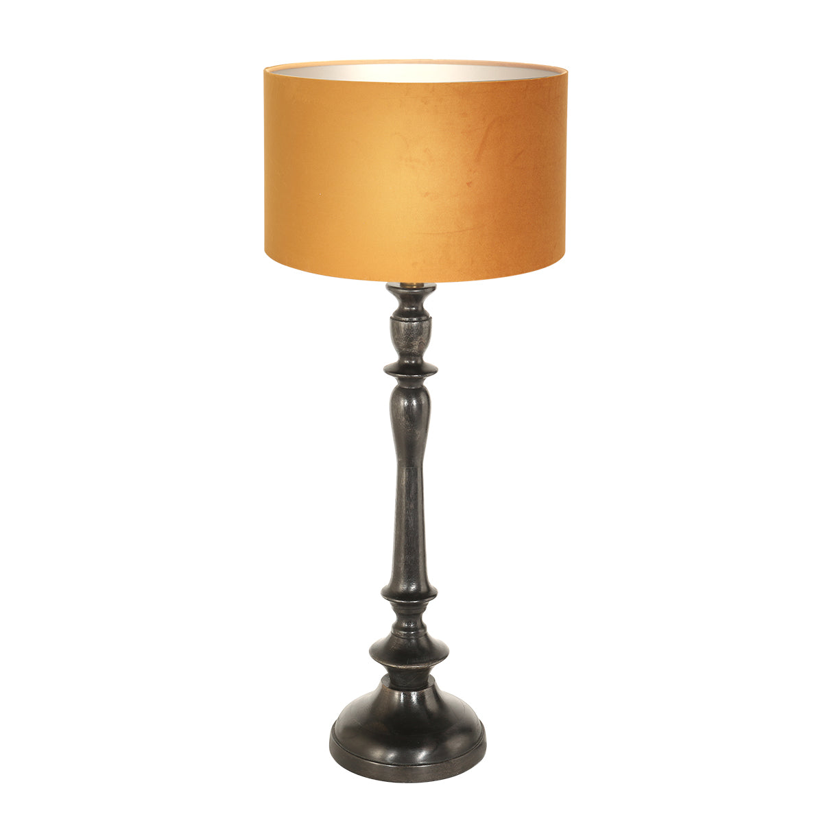 vintage-oranje-tafellamp-zwarte-voet-steinhauer-bois-variant-image1