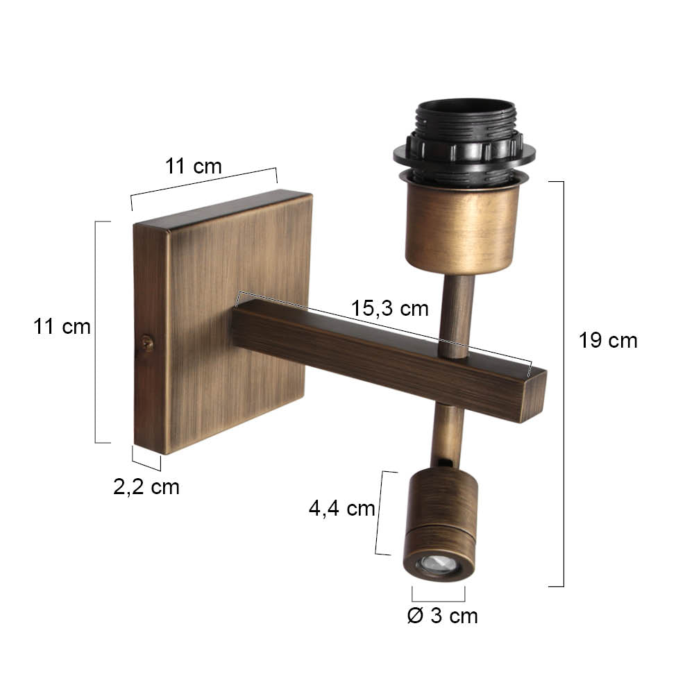 steinhauer-stang-wandlamp-brons-met-leeslamp-e27-variant-image7