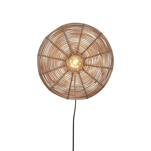 GOOD&MOJO Tanami wandlamp van naturel rotan
