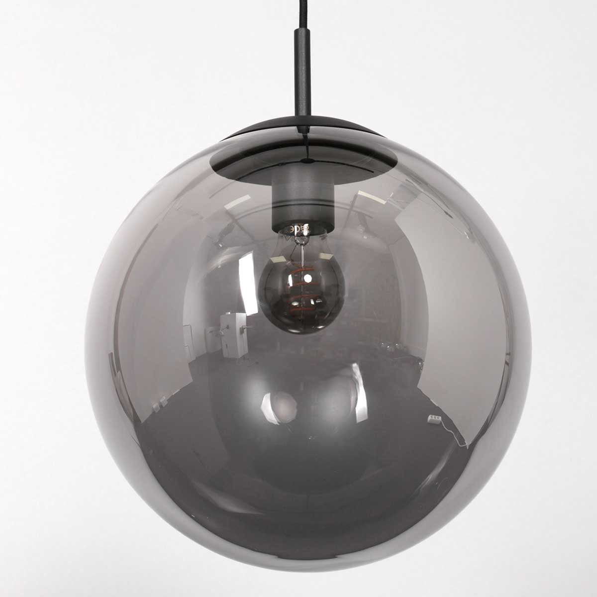Lampada a sospensione Bollique in vetro fumé Steinhauer – immagine 11